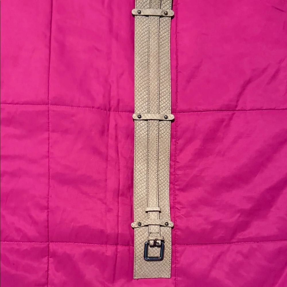 Kenneth Cole Tan Woven Leather Belt